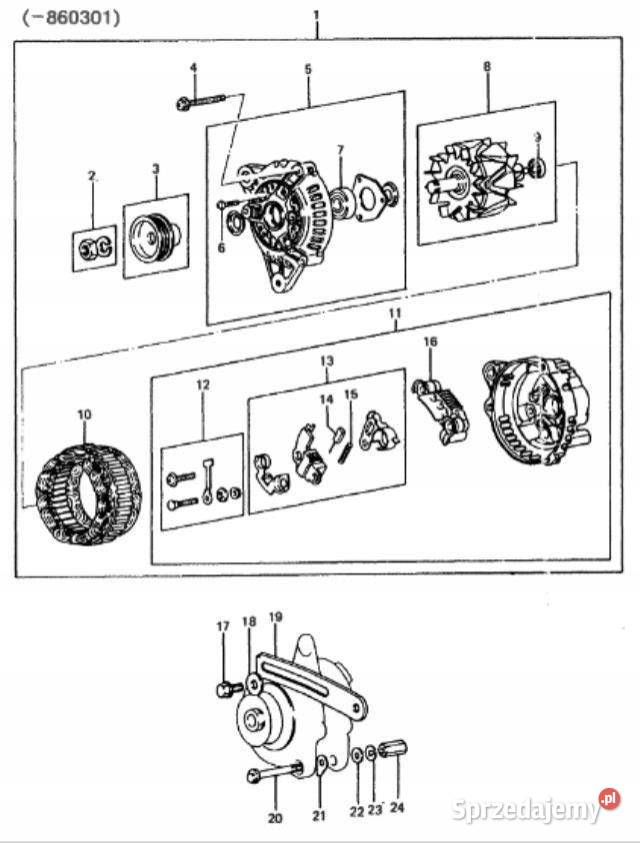 ŁOŻYSKO ALTERNATORA HYUNDAI ACCENT ELANTRA EXCEL