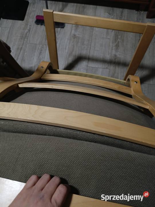 fotel drewniany finka