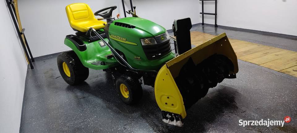 Traktorek kosiarka John Deere z Pług wirnikowy sprzedam