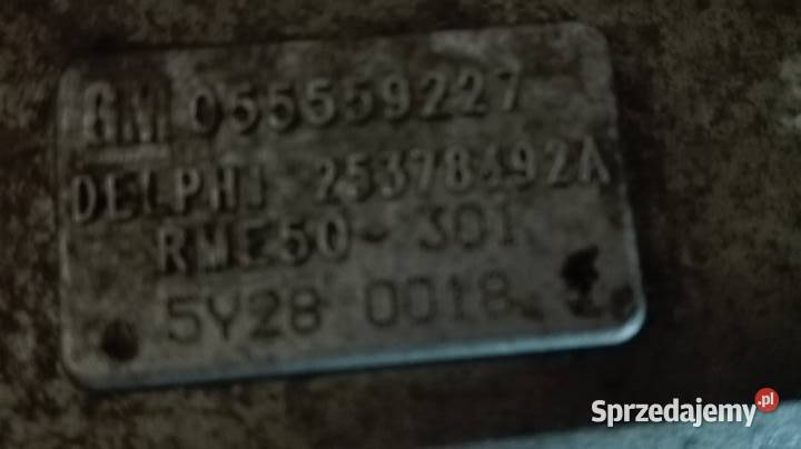 Przepustnica Delphi GM Opel 16 i wielkopolskie Zbiersk