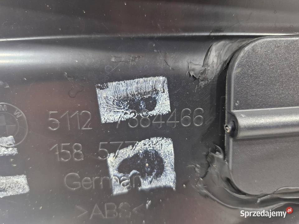 BMW F30 MOCOWANIE ŚLIZG ZDERZAKA PRAWY TYŁ osobowe Części montażowe
