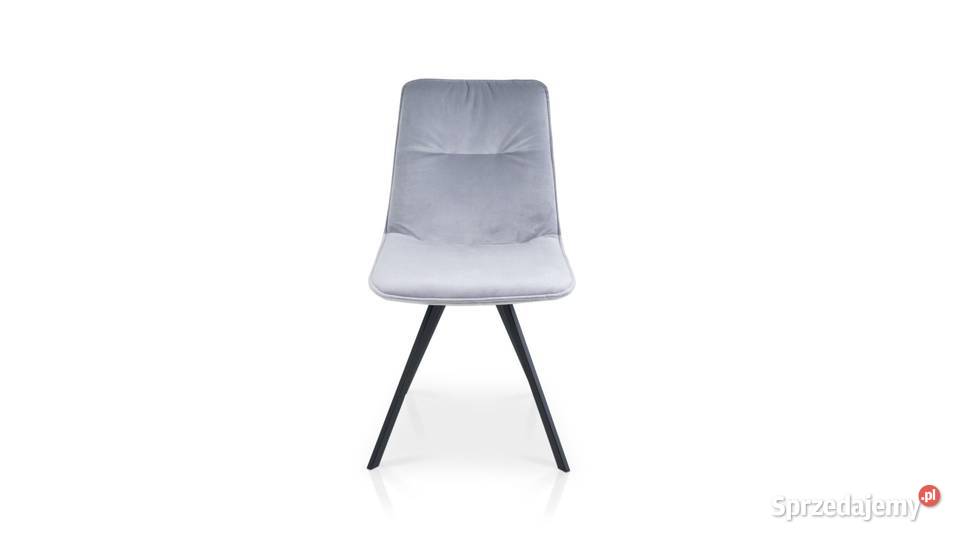 Krzesło Metalowe Nogi Welur Polski Producent