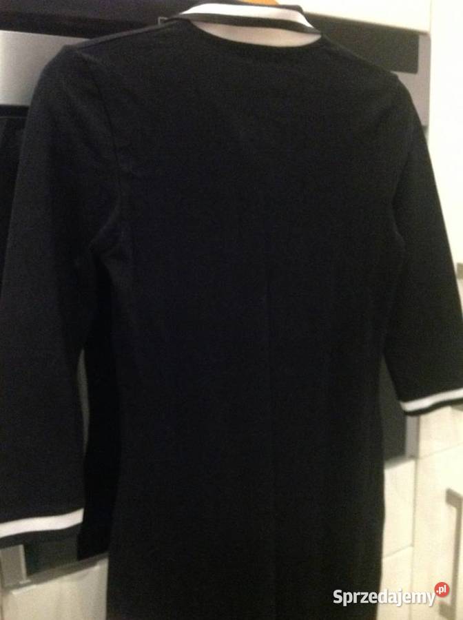 Sukienka Dzianinowa Czarna Mini Damska AMISU SM Nowa Sól