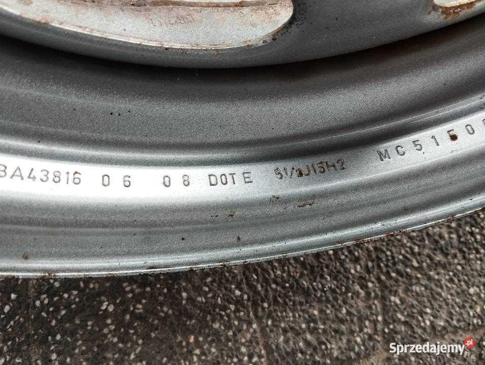 Felga Smart 15 3x112 55J ET22 571mm oryginał Smart OE Kamieniec