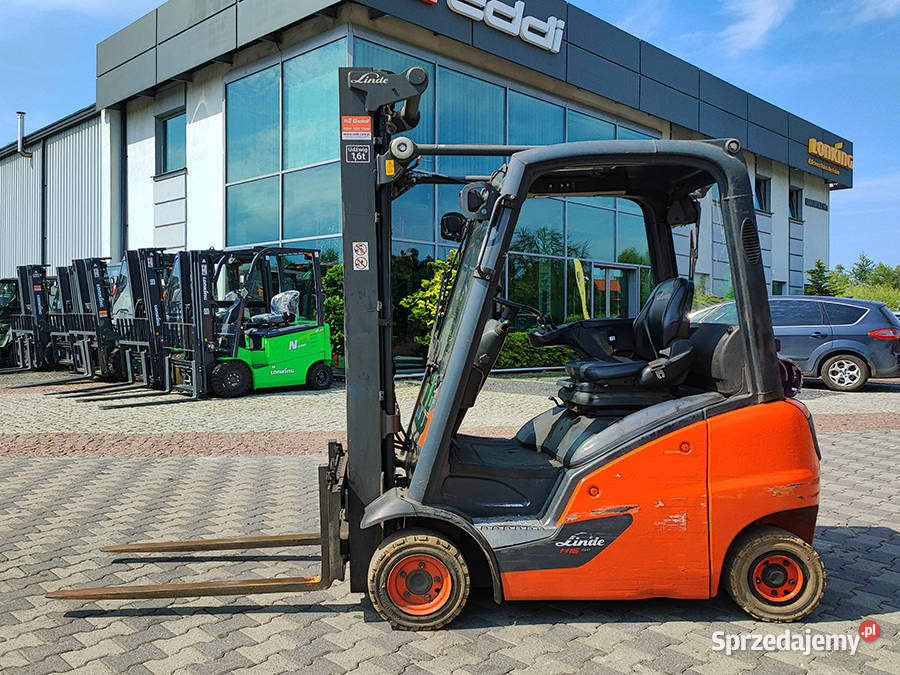 Wózek widłowy Linde H16T01 16 t LPG triplex 547 Kęty