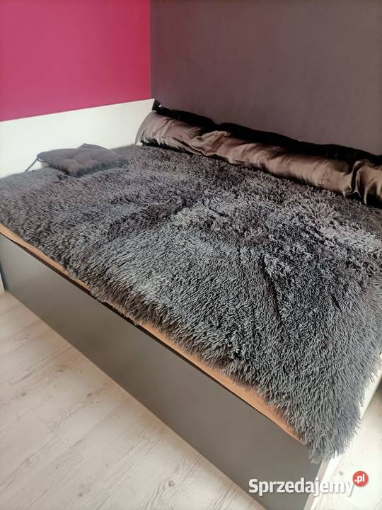 Łóżko z pojemnikiem 140x200 materac Częstochowa