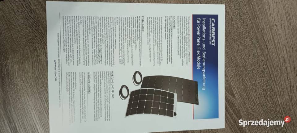 Panel solarny Power Flex 80W 12V80W Carbest Kutno sprzedam