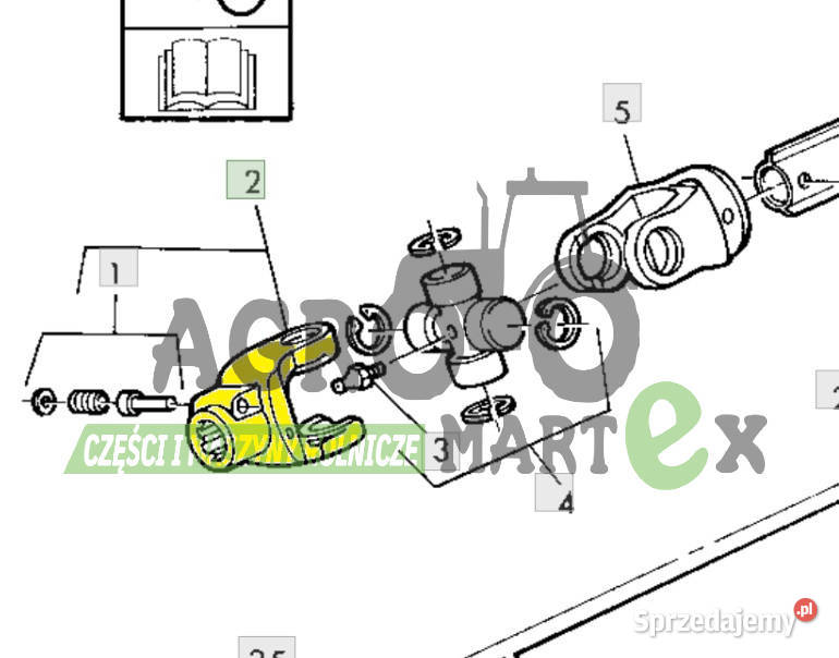AZ50226 PRZEGUB WIDEŁKI Z21 JD sprzedam