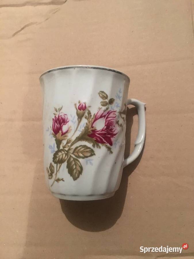 Talerz Kubek porcelana PRL Kołobrzeg