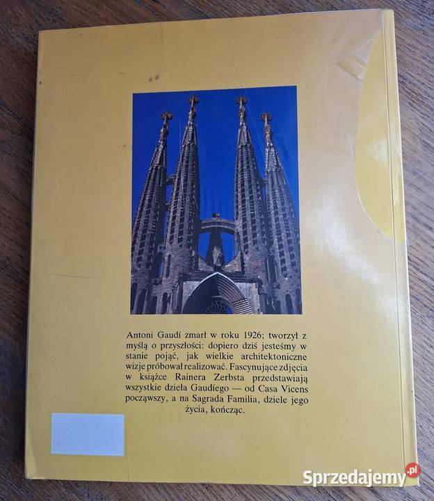 Antoni Gaudi Rainer Zerbst Taschen Książki naukowe i popularnonaukowe Kraków sprzedam