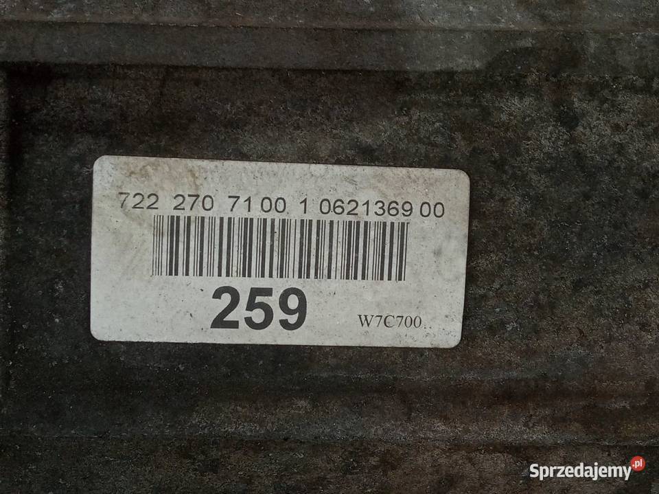 SKRZYNIA BIEGÓW AUTOMATYCZNA 7222707000 20 TURBO