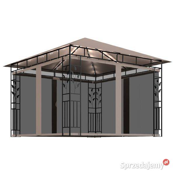 vidaXL Altana z moskitierą i sznurem lampek LED Warszawa sprzedam