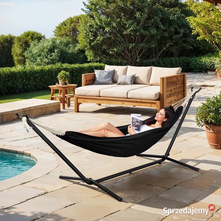 Hamak Ogrodowy na Metalowym Stelażu 250 Dom i Ogród