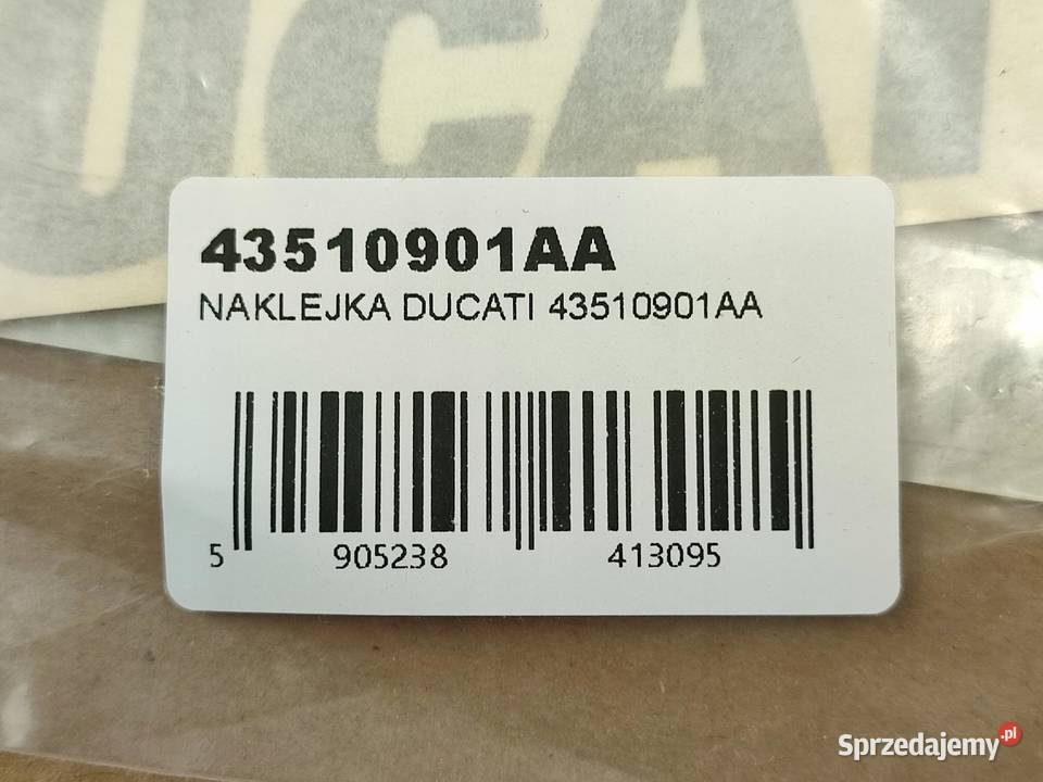 NAKLEJKA EMBLEMAT NA BAK DUCATI 748 996 19992004