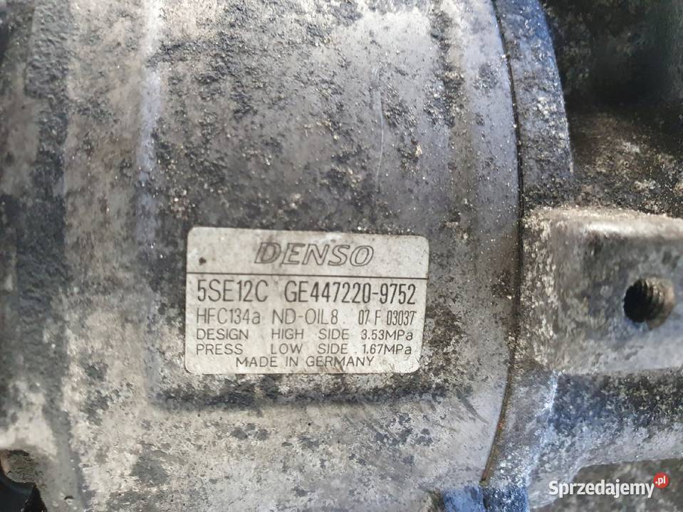 SPRĘŻARKA KLIMATYZACJI Toyota Avensis T25 20 D4D Rudka