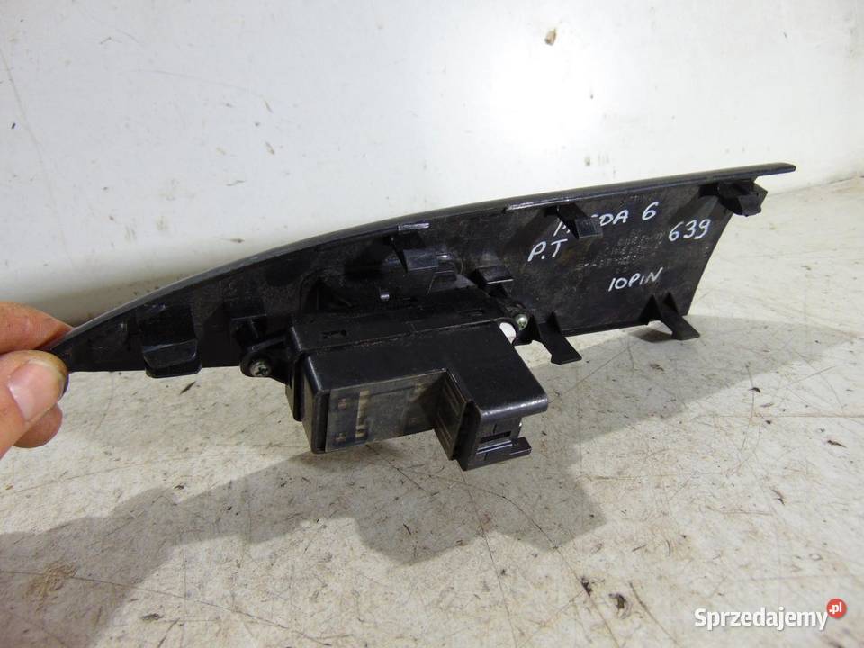 PANEL PRZYCISK SZYBY PRAWY TYŁ 10 PIN MAZDA 6 osobowe wielkopolskie
