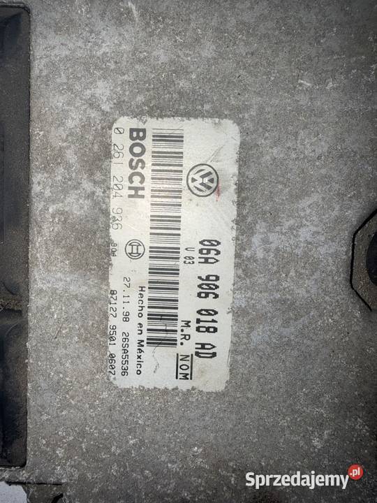 Komputer moduł 06A 906 018 AD VW BEETLE BORA Centralne zamki Ostrów Wielkopolski