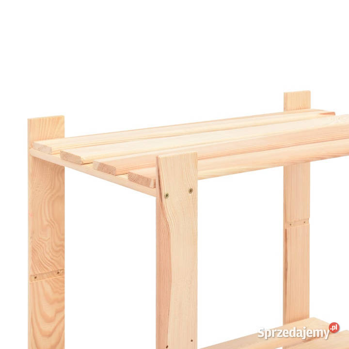 Regały z 5 półkami 2 80x38x170 sosna 250 Warszawa