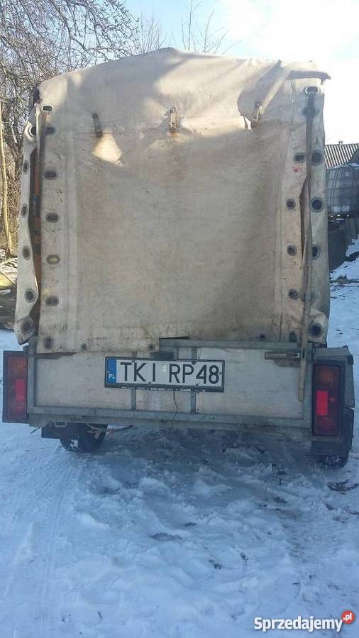 Przyczepka samochodowa Niewiadów Rok produkcji 1988 świętokrzyskie Huta Nowa sprzedam
