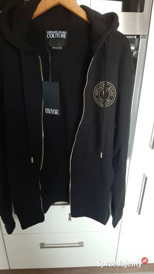 Bluza Rozpinana z Kapturem Męska VERSACE COUTURE Nowa Sól sprzedam