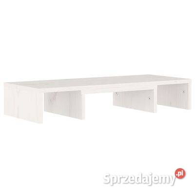 vidaXL Podstawka na monitor biała 60x24x105 lite RTV Warszawa