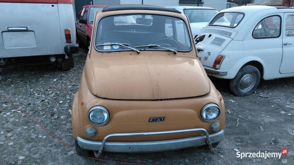 Fiat 500 1969 cabrio brezentowy dach Kostrzyn