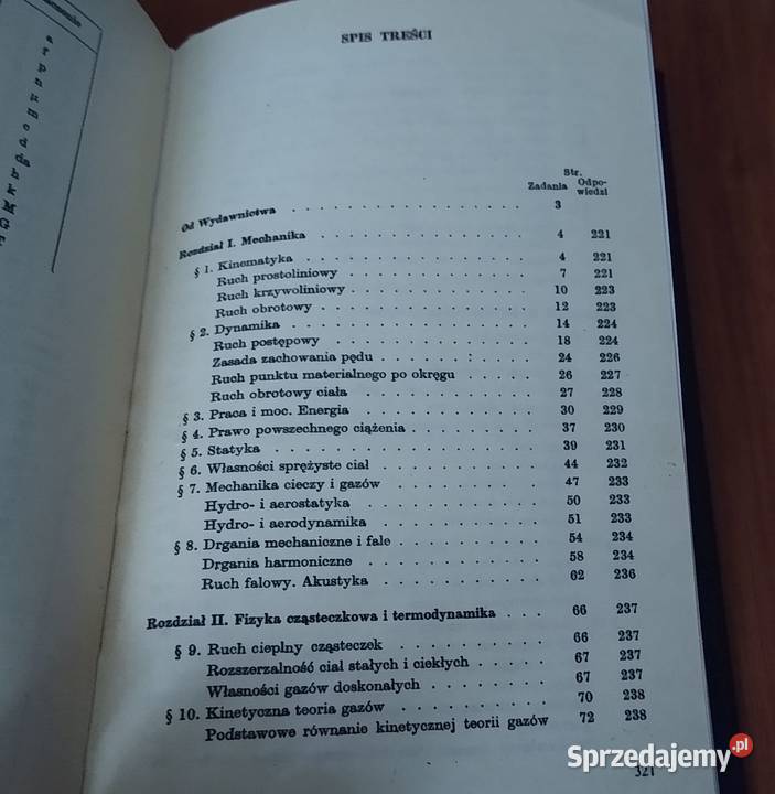 Zadania z fizyki pod red MS Cedrika TWARDA wyd 4 Rok wydania 1978