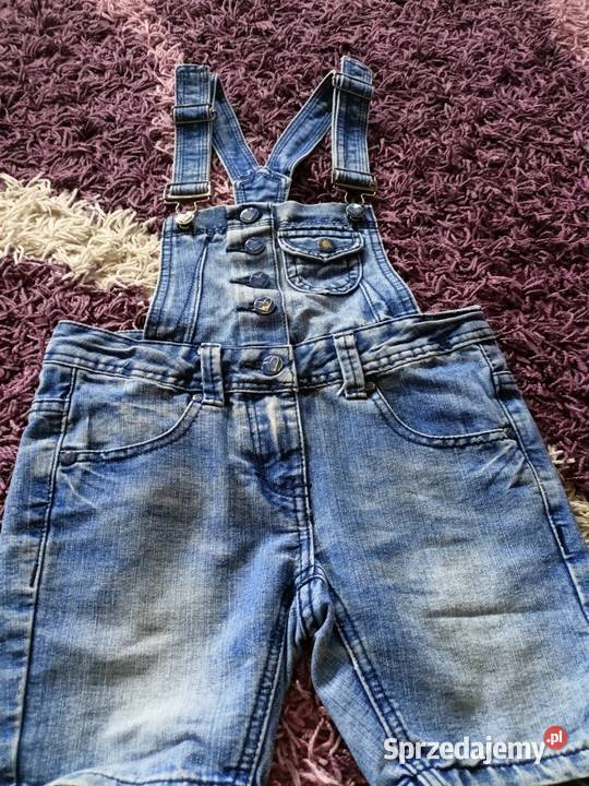 Spodenki ogrodniczki rozmiar 128 dziewczynka Włocławek