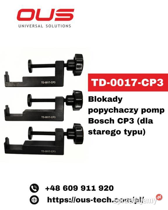 TD 0017 CP3	Uniwersalne blokady popychaczy pomp Warszawa