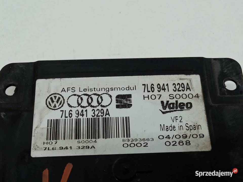 PRZETWORNICA XENON 7L6941329A VW Volkswagen osobowe