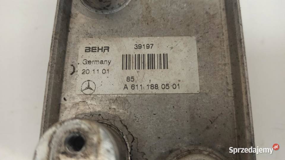 MERCEDES W203 W209 CHŁODNICA OLEJU 6111880501 osobowe sprzedam