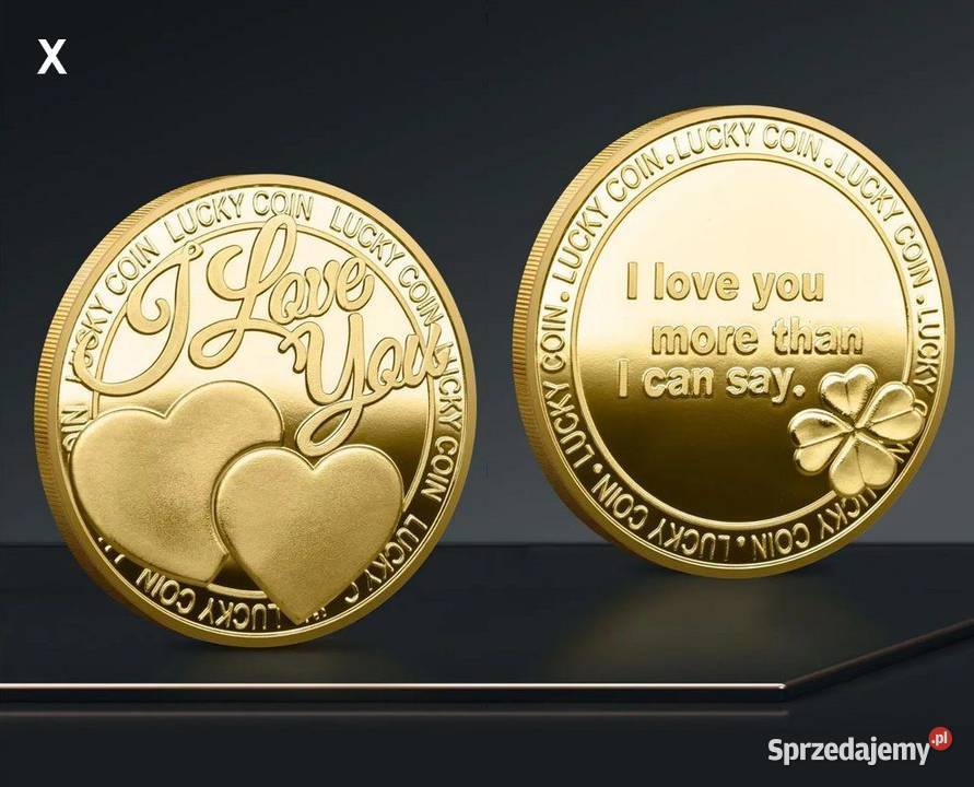 Monety pamiątkowe repliki w kolorze złotym 10 Głuchołazy