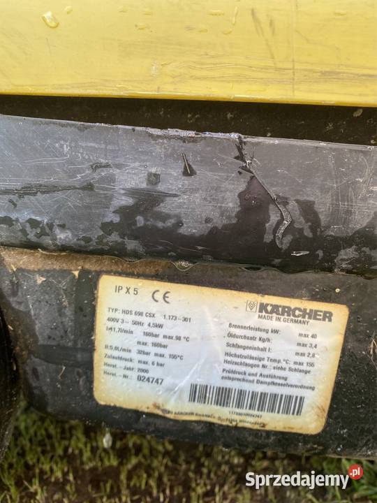 myjka ciśnieniowa Karcher HDS 698 CSX lubelskie Oleśniki