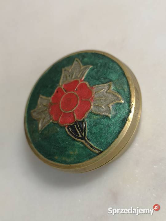 mosiężne puzderko na leki Pozostałe Toruń