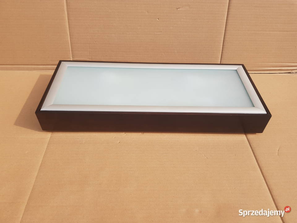 Lampa sufitowa plafon PROSTOKĄTNY wymienne