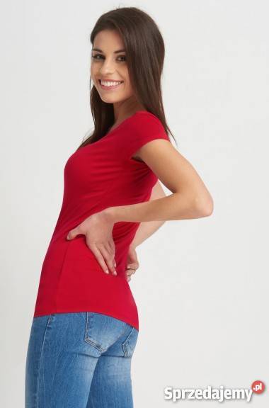 Czerwony tshirt Orsay Olkusz