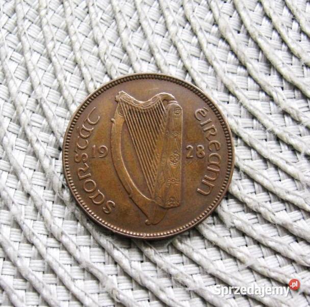 Wolne Państwo Irlandzkie 1 Pens 1928r wielkopolskie