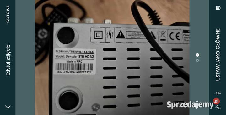 Dekoder globo STB HD N3 Szczecin sprzedam