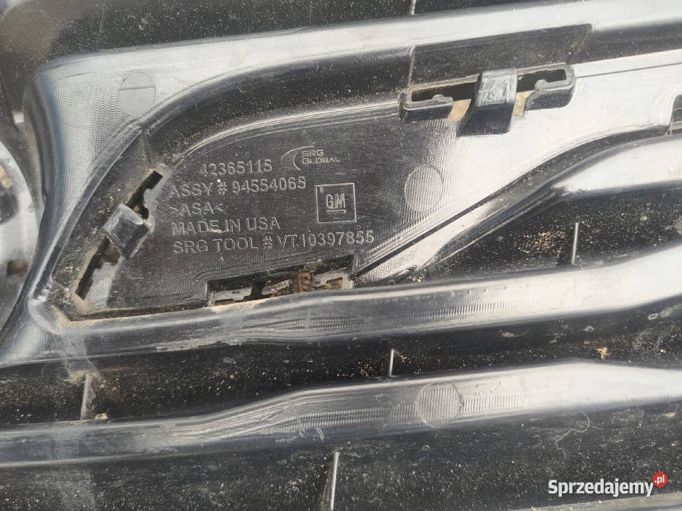OPEL AMPERA E GRILL KRATKA ZDERZAKA PRZOD wielkopolskie Przemęt