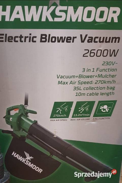 Dmuchawa elektryczna do liści 2600 WAT Bochnia sprzedam