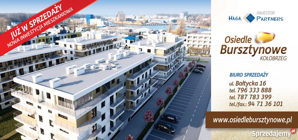 Nowe Mieszkania Bezpośrednio dewelopera Liczba pokoi 1 Kołobrzeg