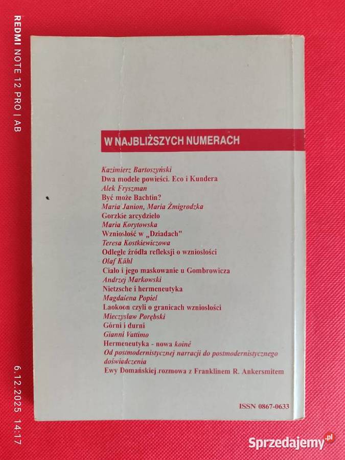 Teksty Drugie 6 36 1995 Romantyzm wiecznie żywy Popularnonaukowe Katowice