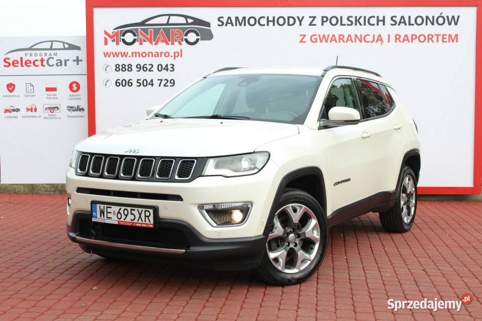Jeep Compass LIMITED Automat 4WD 4x4 Salon Włocławek