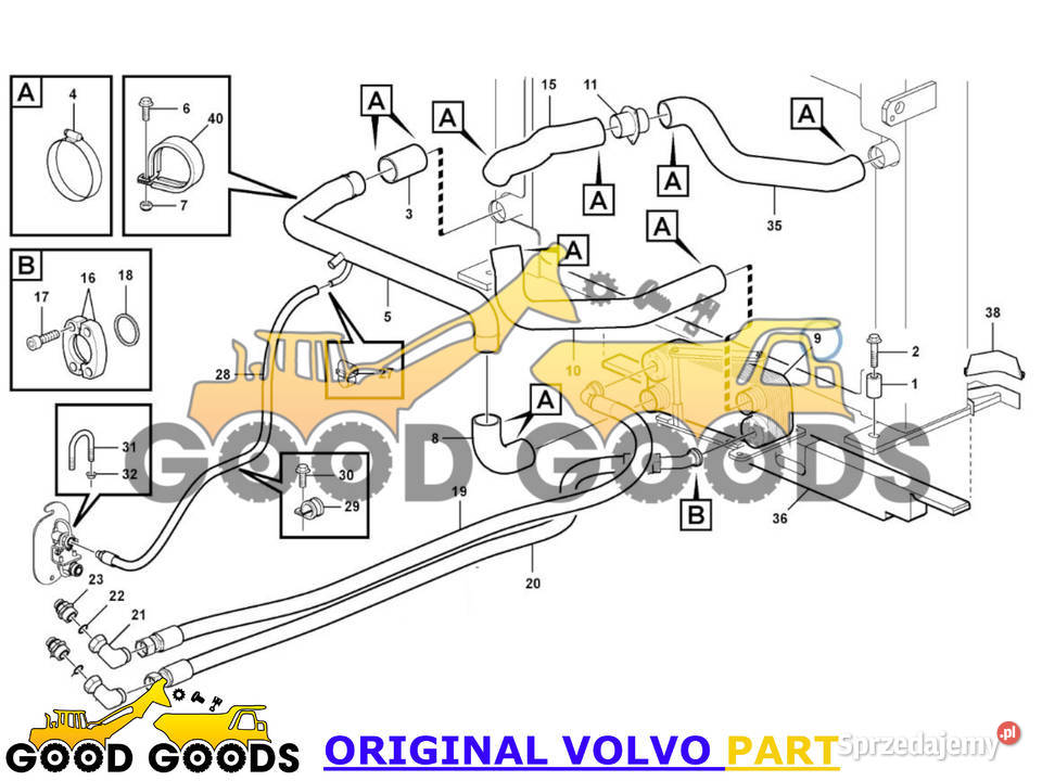 VOLVO CHŁODNICA OLEJU 15135094 Władysławów sprzedam