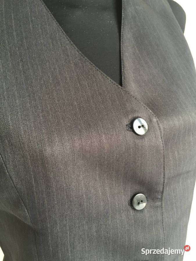 Kamizelki kelnerskie damskie ciemny grafit Wrocław