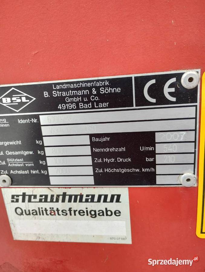 Wóz paszowy paszowóz Strautmann Skaryszew