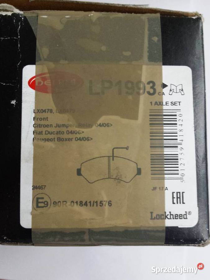 Klocki hamulcowe DELPHI LP1993 podkarpackie