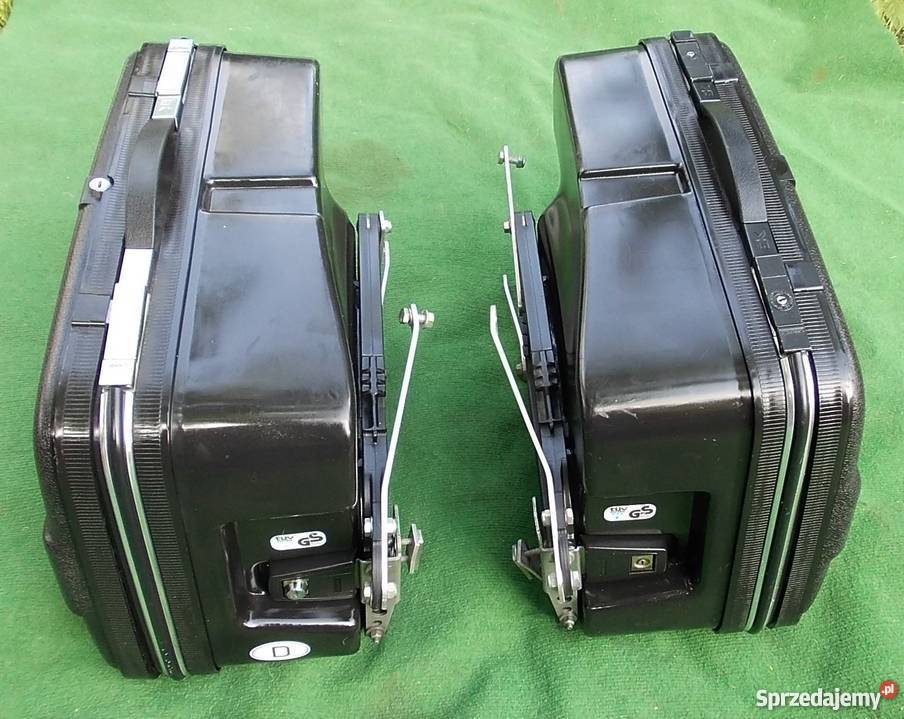 KRAUSER kufry boczne komplet stelaże Akcesoria Leszno sprzedam