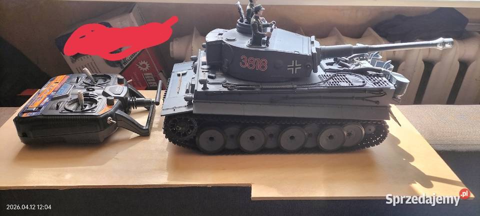 Czołg tygrys zdalnie sterowany pilotem 24Ghz Kielce sprzedam