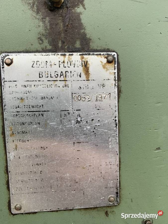 Grubościówka VEB 800 Pozostałe Wejherowo